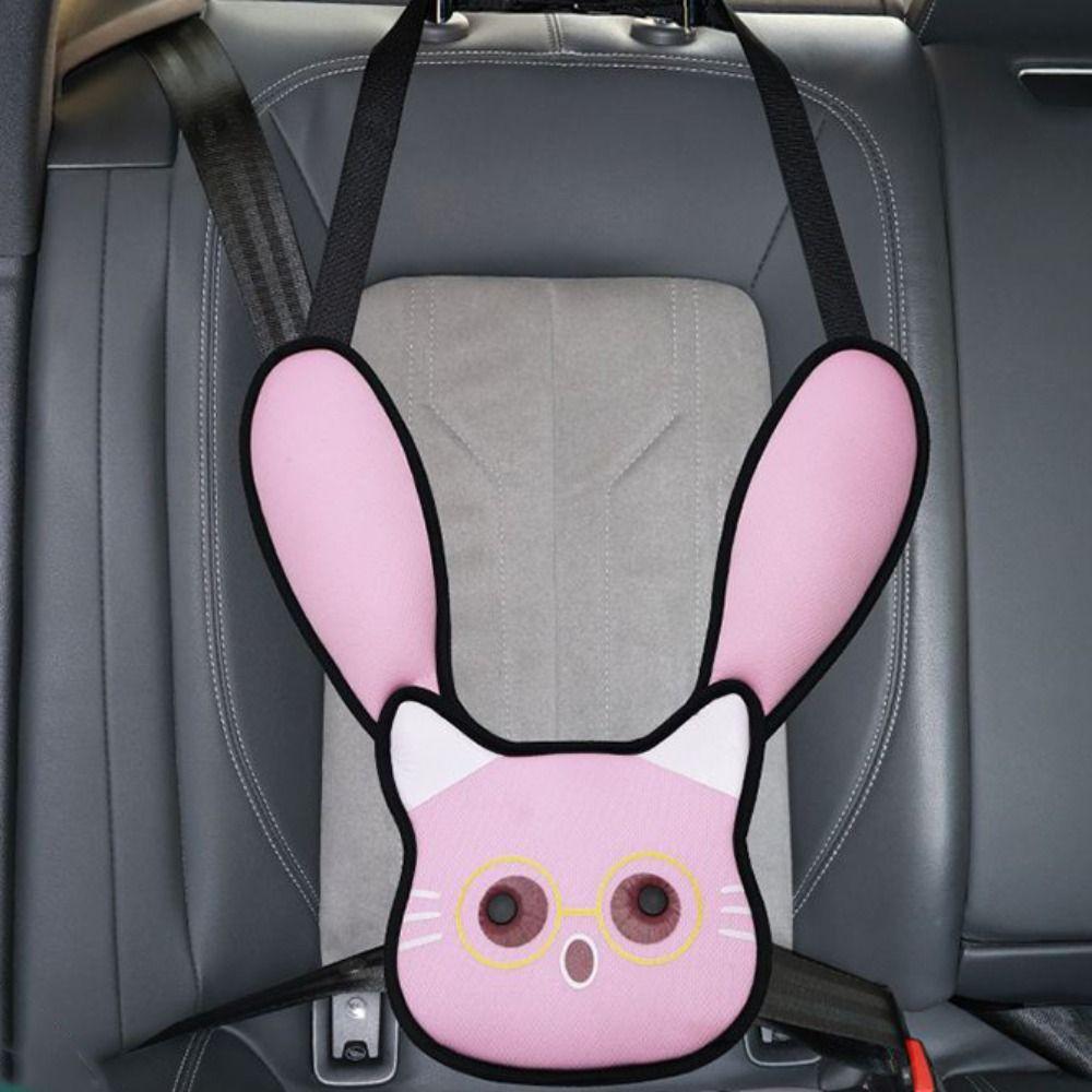 Cute Seat belt guide position fixator Safety Cartoon Printed Belly Pads Automobile