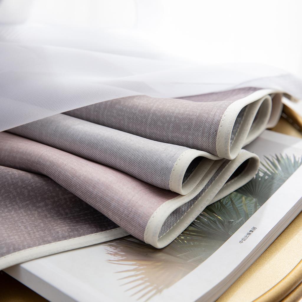 2 шт., занавеска с простым градиентом, ажурный звездный узор, двухслойная затемненная спальня, гостиная