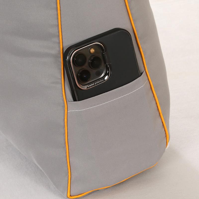 Большая треугольная подушка-спинка для кровати – Съемная и моющаяся татами-подушка для мобильного телефона или сидения на диване