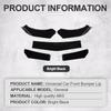 5pcs Upgraded Front Bumper Shovel with Stepped Design High-Quality ABS Material Car Accsesories Accessory