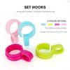 10Pcs Windproof Buckles Clothes Hanger Plastic Hanger Laundry Hook Clip New Drying Clothes Buckles