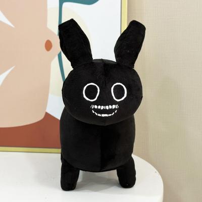 Плюшевая игрушка Yousheng Американский орел Мультяшный черно-белый кролик Плюшевая игрушка Набитое животное Кукла Украшение для дома, офиса, спальни Подарок на день рождения для детей и взрослых