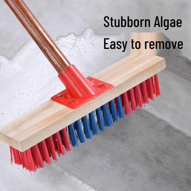 Long-Handled Hard Bristle Outdoor Cleaning Brush