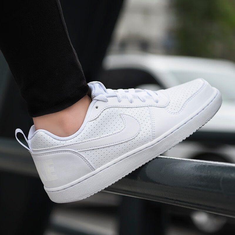 Nike Кроссовки Court Borough Low SL Тройной белый Детские AV3171-100