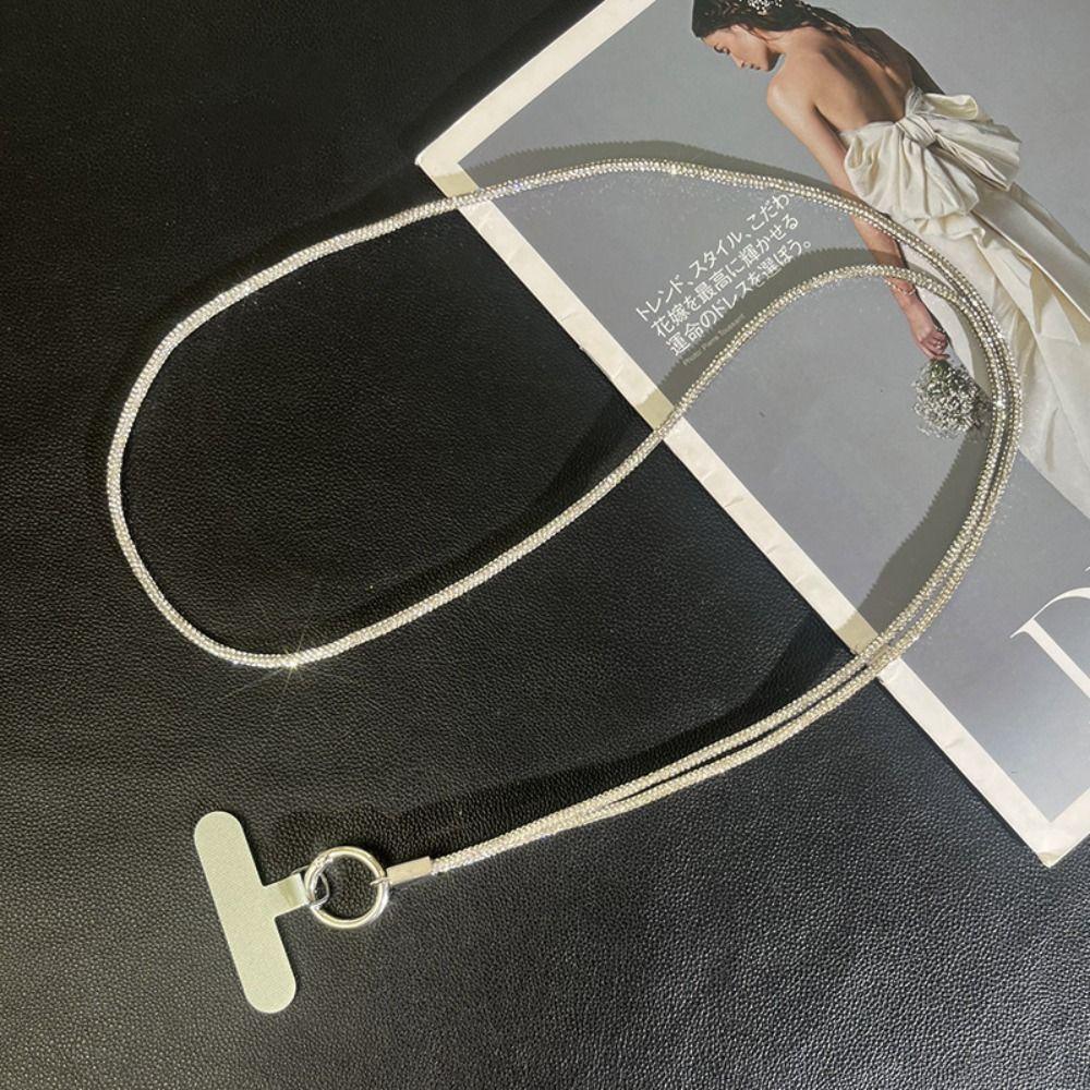 Ремешок для телефона со стразами, яркий чехол для телефона, ремни-цепочки, подвесной шнур, аксессуары для телефонов