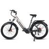 CmaceWheel L26 Moped Commuter E Bicycle 26Inch Step Through Electric Bike 500W Motor, 48V 17Ah Battery