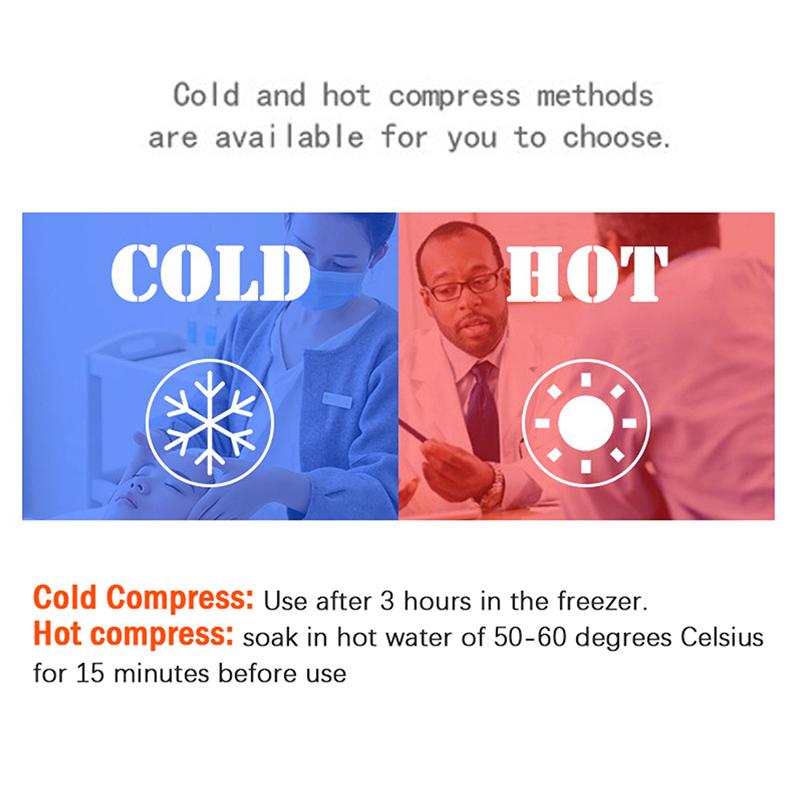 Ice Pack Cooling Face Mask Pain Headache Relief Gel Pillow Relaxing