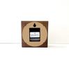 KATOMOKU Dual Use Clock 6, Brown, km-131BRRC, Wall/Tabletop Use, Radio-Controlled Clock, Continuous Second Hand, 14cm