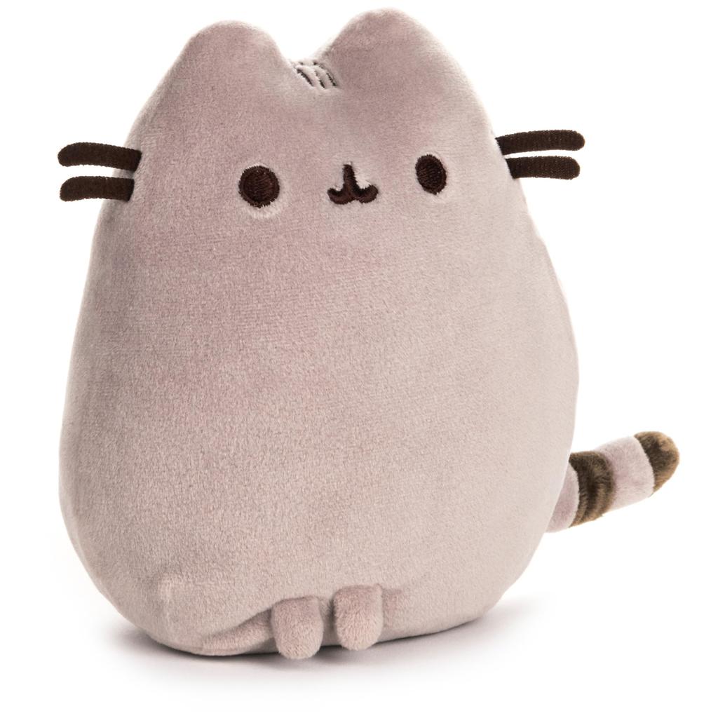 GUND Pusheen Pet Poseable Plush Animal Cat Gray 6-inch