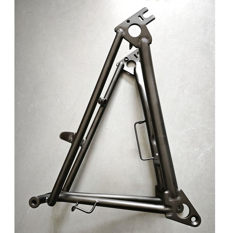ACEOFFIX Black Rear Triangle for Folding Bike Frame Chrome Molybdenum Steel Rear Rack Accessories