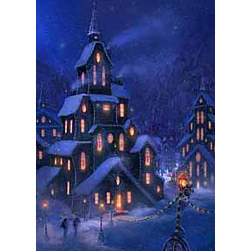 Diy 5D алмазная живопись, полный круглый дрель, набор для вышивки крестом, снег, живописная Алмазная вышивка, пейзаж, смола, настенное искусство, домашний декор