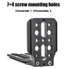 L-bracket Universal Quick Release Plate With 1/4” Screw, Vertical Camera Mount For Tripod, Compatible With Nikon And Fuji