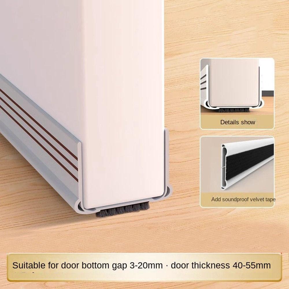 New PVC Door Seal Strip Anti Collision Flexible Door Draft Stopper Self Adhesive Windproof Weatherstrip Window