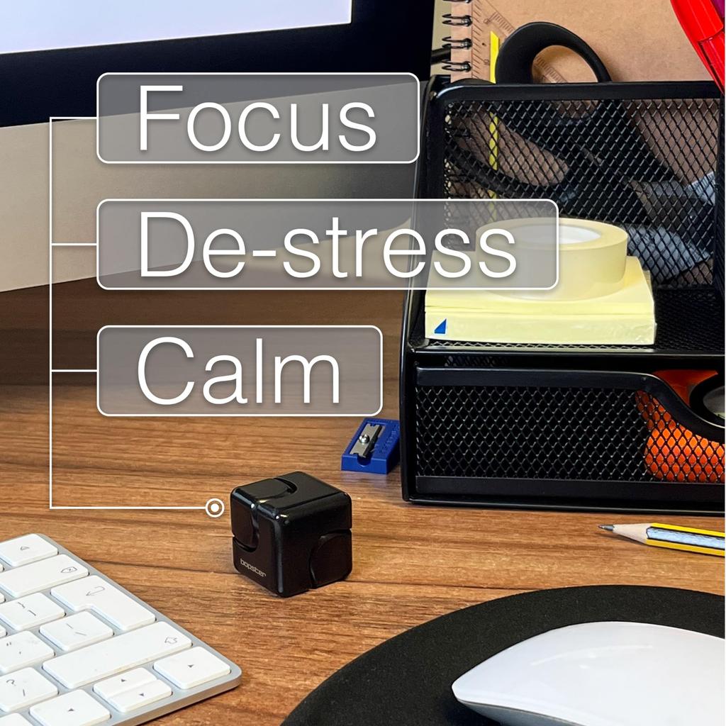 Ishikawa Toys Hand Spinner CUBE SPINNER Matte Black