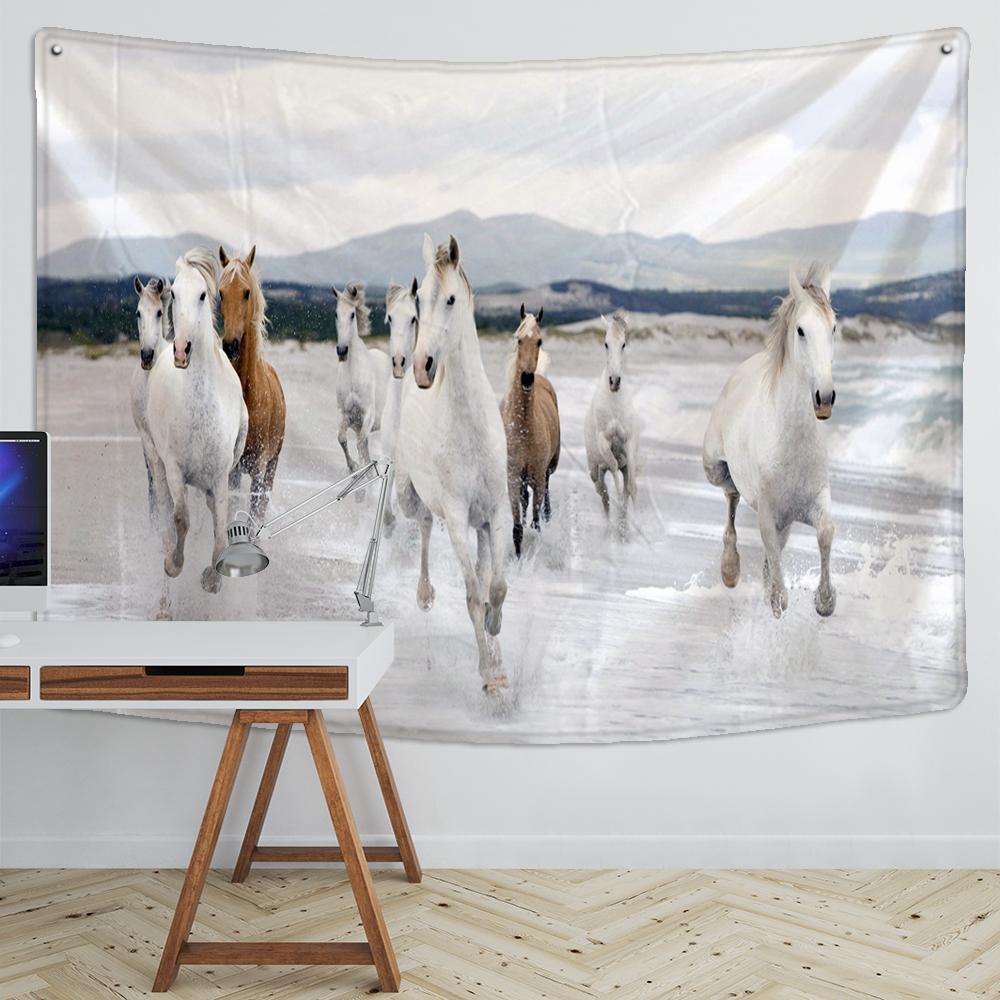 Pentium Horse Print настенный гобелен с 3D цифровой печатью домашний декор настенный ковер ковры подвесное одеяло богемное украшение