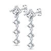 Earings Fashion Jewelry 925 Silver Earrings For Women Charm Wedding Party Jewelry Gift Femme Tendance 