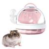 Safe Door Lock Small Animal Carrier Cage Portable Small Pet Carrier Hamster Carry Box Home