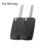 Силиконовый чехол с 2 кнопками для дистанционного ключа автомобиля Peugeot Citroen