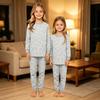 Family Matching Printed Set with Long Sleeve Top and Pants - Casual Comfortable for Parent and Child