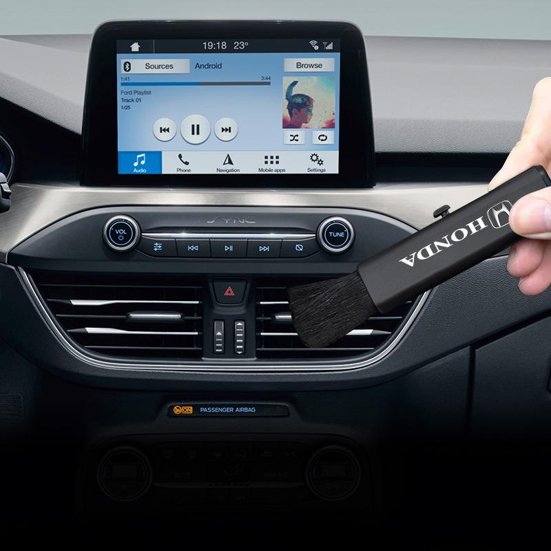 Telescopic Car Dust Removal Brush Car Air Outlet Cleaning Brush For Honda Civic Fit Jazz Accord Pilot CRV Odyssey Passport City
