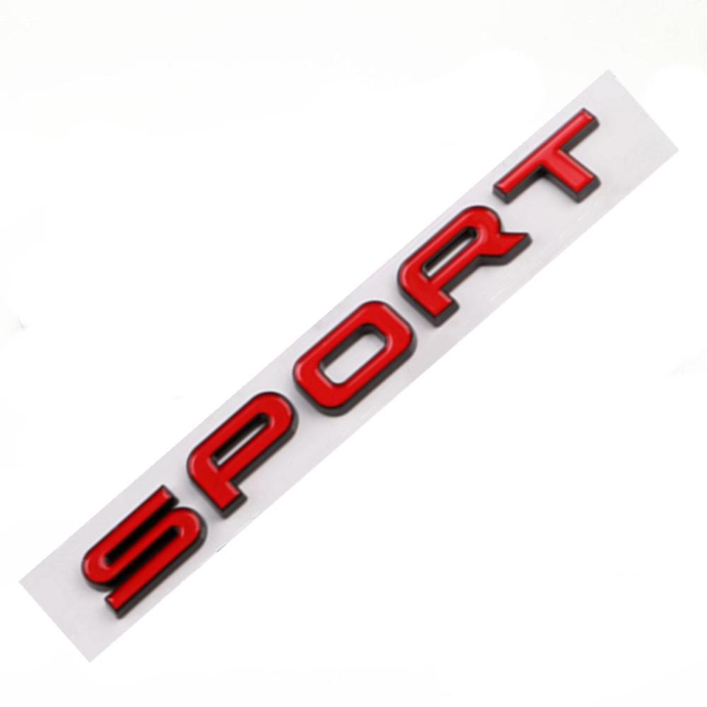 3D Новые SPORT HSE Буквы Ботинки Значки Эмблема для R/ange-R/over L/and-R/over D-iscovery D-Defender Наклейки на задний багажник автомобиля