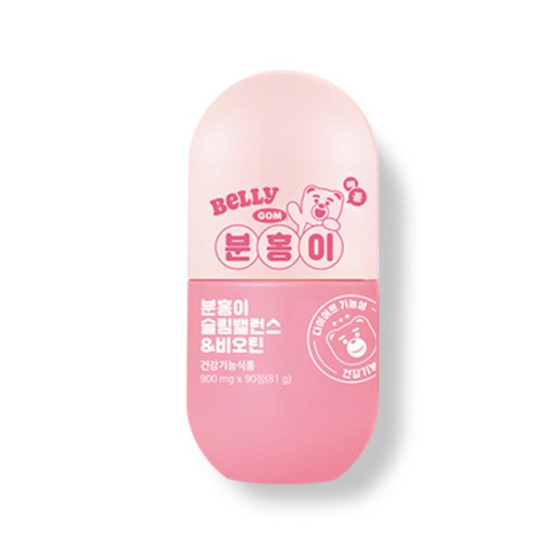 GRN Bellygom Pink Slim Balance & Biotin + Green Slim Balance & Kwaebyeon + Bottle Case 2p, 1 Set