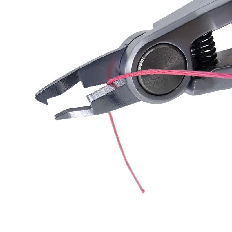 Multi-Functional Fishing Scissors With Serrated Blade Portable Stainless Steel Lure Pliers Cut Pe/Carbon Line Fishing Tackle