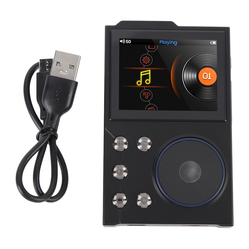 Hi-Fi Музыкальный плеер 2,4-дюймовый HD-дисплей Без потерь DSD ЦАП FLAC MP3 Цифровой аудио плеер