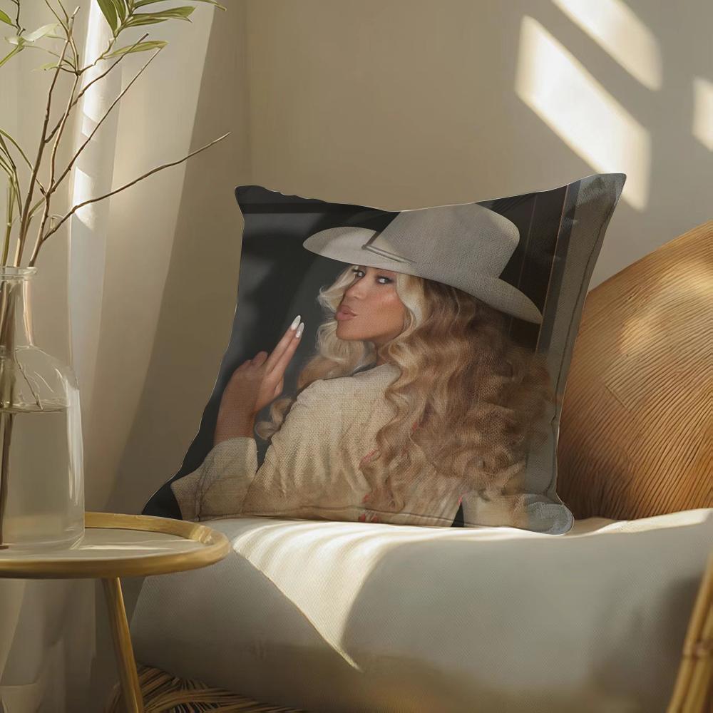 Singerb-Beyonce Pillow Case Pillowcase, Double-Sided Printed, Sofa Cushion, Bedroom Headboard