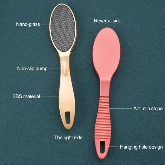 Нано-стеклянная пилка для ног, скраб для ног, грубая кожа и омертвевшая кожа, влажный