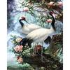 DIY 5D Diamond Painting Cross Stitch Crane Peach Diamond Embroidery Needlework Kits