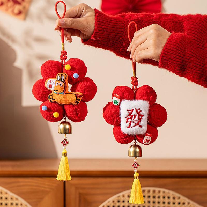 Chinese New Year Decoraitons  Horse Year Hanging Ornament Tassel Pendant Spring Festival Door Accessories Room Decor