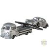 MATTEL HOTWHEELS TRANSPORT PORSCHE 356A OUTLAW VW TRANSPORTER T1 Mattel Hot Wheels Scale Culture Team Transport Porsche 356A Outlaw Volkswagen