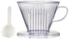 Kalita Kalita Wide Brim Type Coffee Dripper for 4 To 7 People Clear Plastic Drip Equipment Stylish Camping Outdoor Coffee Shop Antique Wedding Gift