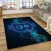 Bitcoin 3D Virtual Currency NFT Area Rug Carpet for Bedroom Living Room Home Sofa Decoration,Children Game Large Decor Floor Mat
