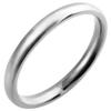 [Shinjuku Gin No Kura] Plain Surgical Stainless Steel Ring (Silver, Size 13) Allergy Friendly, Simple, Slim Fit