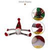 Christmas Curtain Tieback Hold Back Fastener With Magic Sticker Cute Rudolf Faceless Doll Curtain Buckle For Home Office Window