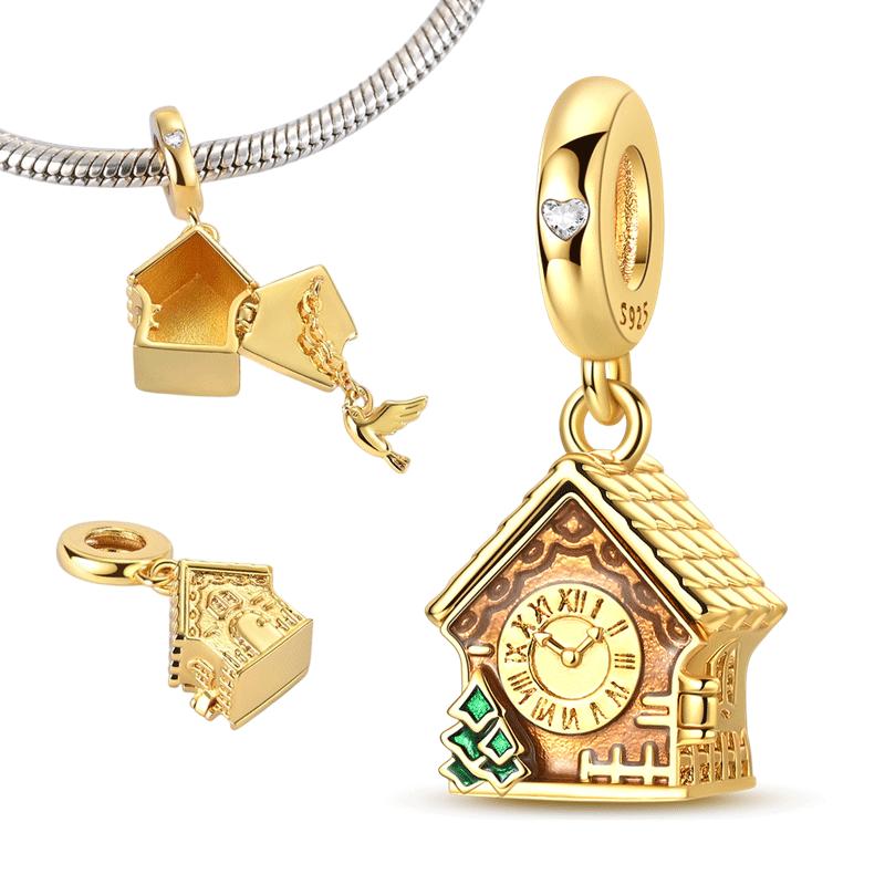 Матрёшка Медь Открывается и закрывается Шармы Подвеска Подходит для браслета Ювелирные изделия Женские Изготовление своими руками Подарок Аксессуар