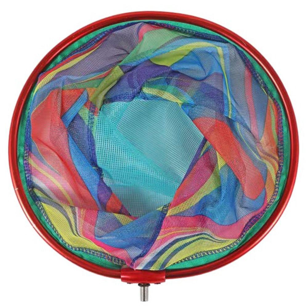 Portable Pocket Fish Dip Net Aluminium Zinc Zinc Alloy Telescopic Pole Net Head Butterfly Nets Insect