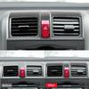 Для Honda CRV 2007 2008 2009 2010 2011 Аксессуары из углеродного волокна Автомобильный центр управления кондиционером Вентиляционная рама Выпускное отверстие Крышка Отделка