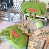 Desktop Organizer Big Mouth Frog Pen Bag Large Capacity Pencil Bag Stationery Pouch  Stationery