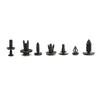 415 Pcs 18 Sizes Interior Door Trim Panel Retainers Clips Fastener Kit for Ford
