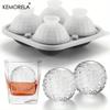3D Silicone Crystal Spherical Ice Cube Mold With Funnel Mold Spherical Silicone Ice Cube Mold for Cocktail Whiskey Drink Brandy