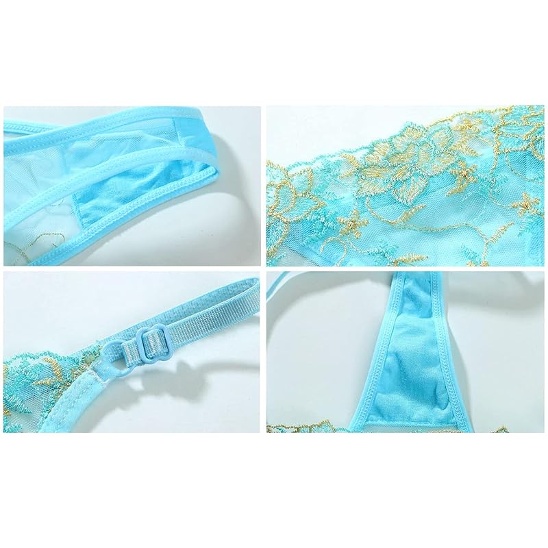 [Synlala] сексуальное нижнее белье бюстгальтер шорты комплект для женщин Милый и сексуальный комплект из верха и низа сексуальный бюстгальтер и шорты с вышивкой