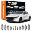 Для Mazda 5 2006-2010 7 шт. Светодиодный комплект освещения салона, лампы подсветки номера, лампы в зеркале для макияжа, лампы багажника, сигнальные лампы Canbus