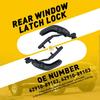 2Pcs Rear Quarter Window Lock Latch For Toyota Tacoma T100 Hilux 1989-2000 1990