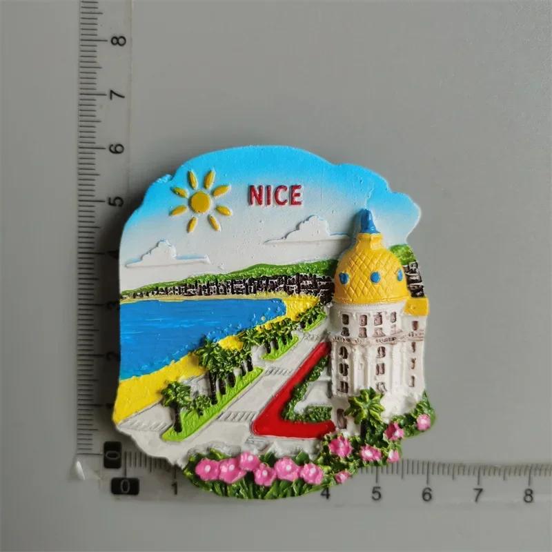 Франция Туристические сувениры Магниты на холодильник Страсбург Канны Ницца Эльзас Ментон Французские магнитные наклейки Украшения Подарки для путешествий