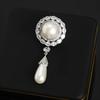 High-end Women's Retro Pearl Brooch, Light Luxury and Niche Design Sense Brooch