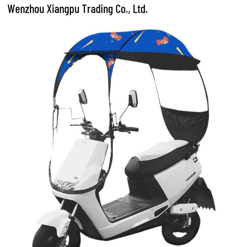 Тент для электровелосипеда: Дожде- и ветрозащитный солнцезащитный навес