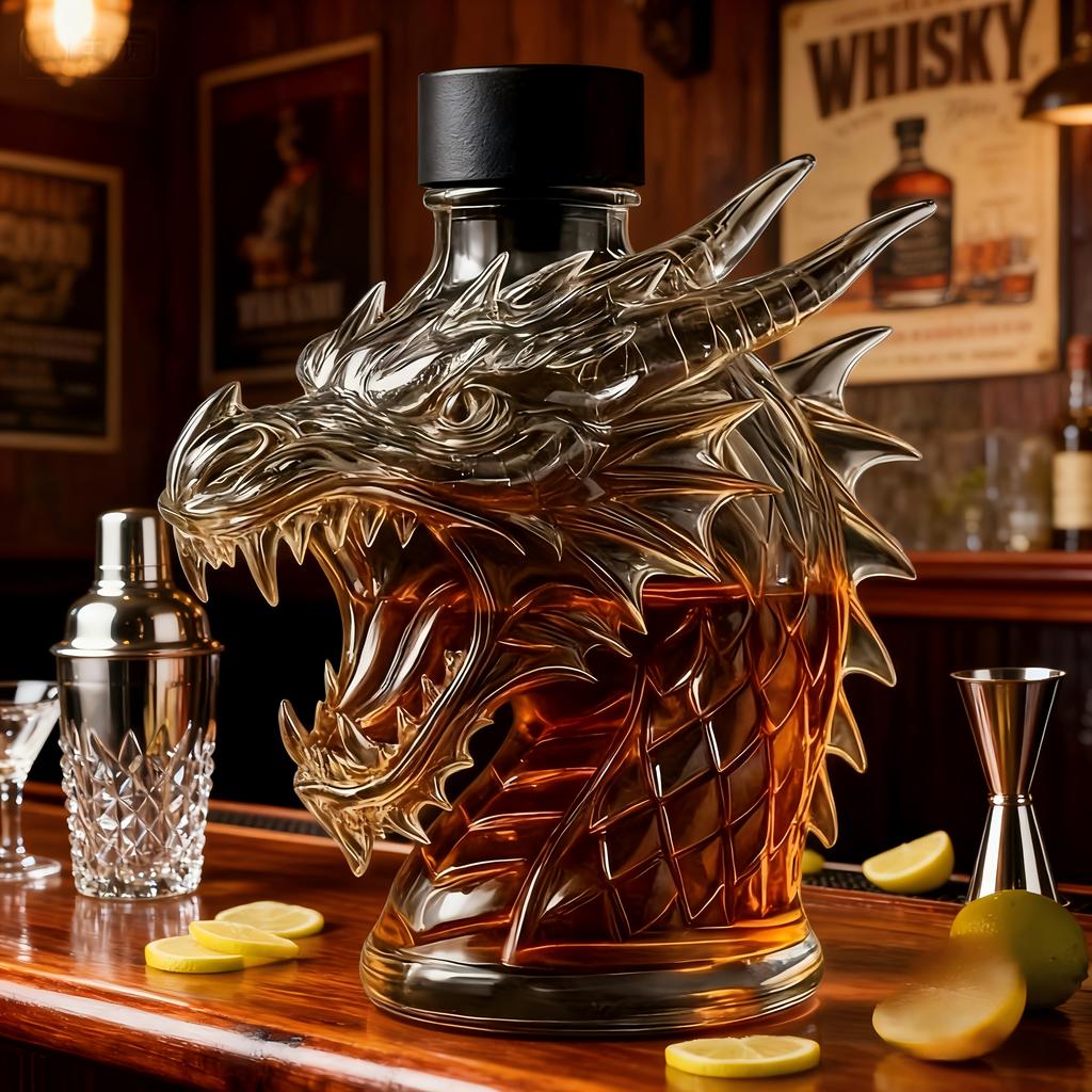 Уникально разработанный рождественский винный декантер с 3D-дизайном, с бутылкой виски объемом 10,14 унции. Идеально для домашнего декора, ресторанов, Рождества